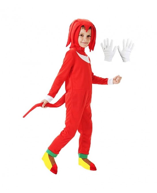 Pretend Play Costume For Boys Girls Hedgehog Cartoon Full Bodysuit Jumpsuit $56.46 Kids' Costumes