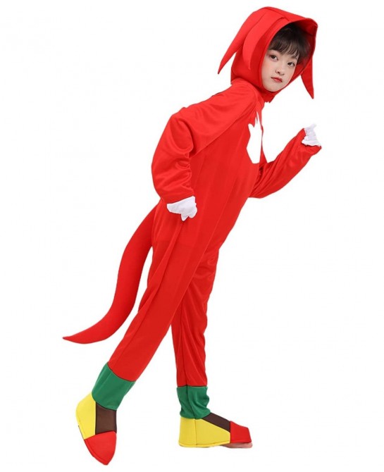 Pretend Play Costume For Boys Girls Hedgehog Cartoon Full Bodysuit Jumpsuit $56.46 Kids' Costumes