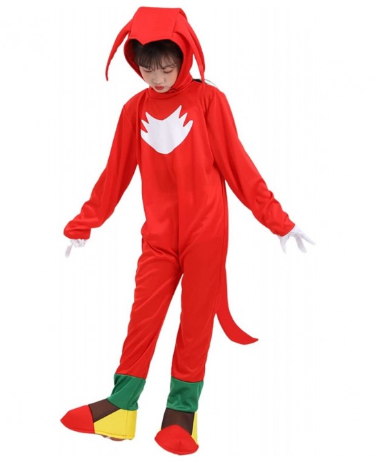 Pretend Play Costume For Boys Girls Hedgehog Cartoon Full Bodysuit Jumpsuit $56.46 Kids' Costumes