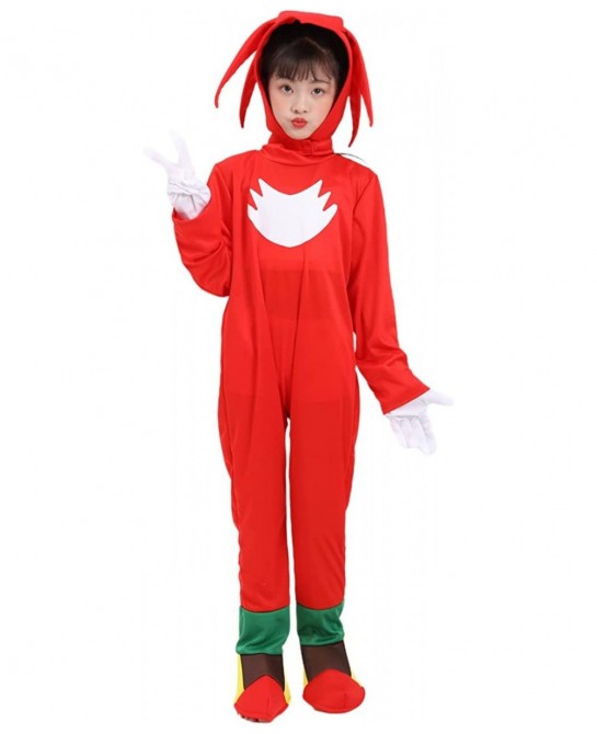Pretend Play Costume For Boys Girls Hedgehog Cartoon Full Bodysuit Jumpsuit $56.46 Kids' Costumes