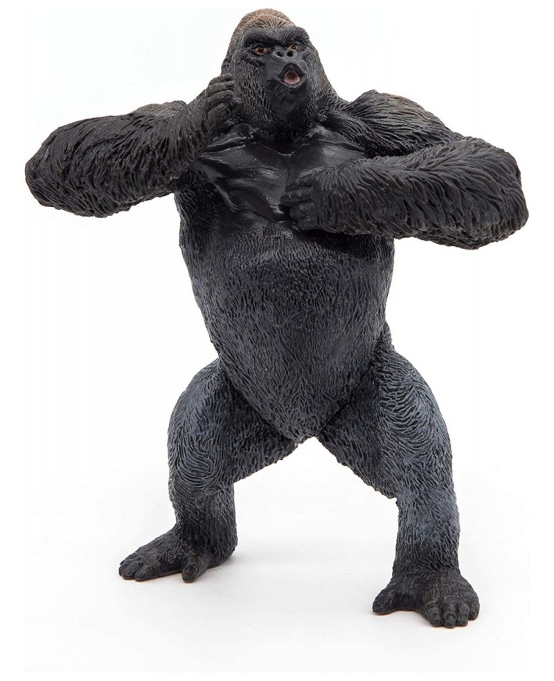 Hand-Painted - Figurine -Wild Animal Kingdom - Mountain Gorilla -50243 -Collectible - for Children - Suitable for Boys and Gi...
