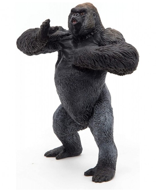 Hand-Painted - Figurine -Wild Animal Kingdom - Mountain Gorilla -50243 -Collectible - for Children - Suitable for Boys and Gi...