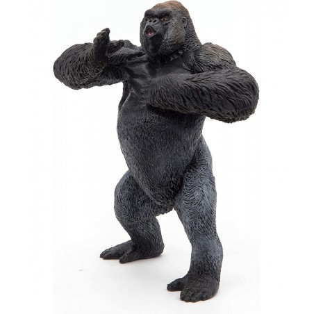 Hand-Painted - Figurine -Wild Animal Kingdom - Mountain Gorilla -50243 -Collectible - for Children - Suitable for Boys and Gi...