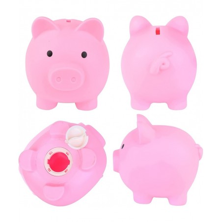 2Pcs Cute Piggy Bank Plastic Pig Money Bank Adults Piggy Bank Pig Money Box Coin Bank Plastic Saving Coin Box for Boys Girls ...