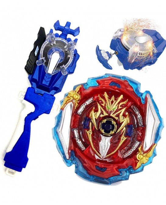 Sparking String Launcher Lr Grip Starter Set God Bey Battle Booster SuperKing B-173 Infinite Achilles Dm'1B Bey Burst Evoluti...