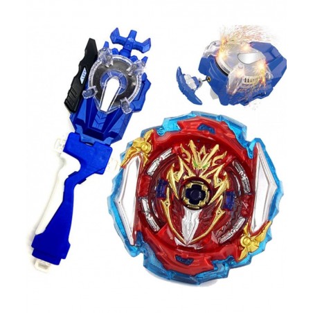 Sparking String Launcher Lr Grip Starter Set God Bey Battle Booster SuperKing B-173 Infinite Achilles Dm'1B Bey Burst Evoluti...