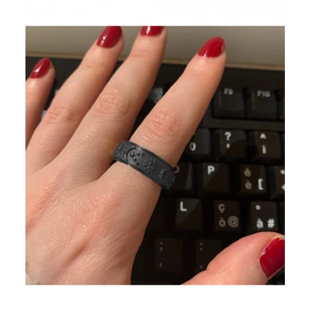 Anxiety Ring for Women Titanium Stainless Steel Fidget Spinner Ring for Anxiety Sun Moon Stars Promise Engagement Rings Stres...