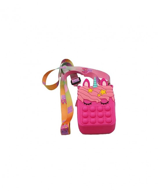 Pop Purse Hadbag Fidget Shoulder Bag Push Bubble Crossbody Bag for Stress Relief Sensory Silicone Message Coin Bag $27.52 Min...