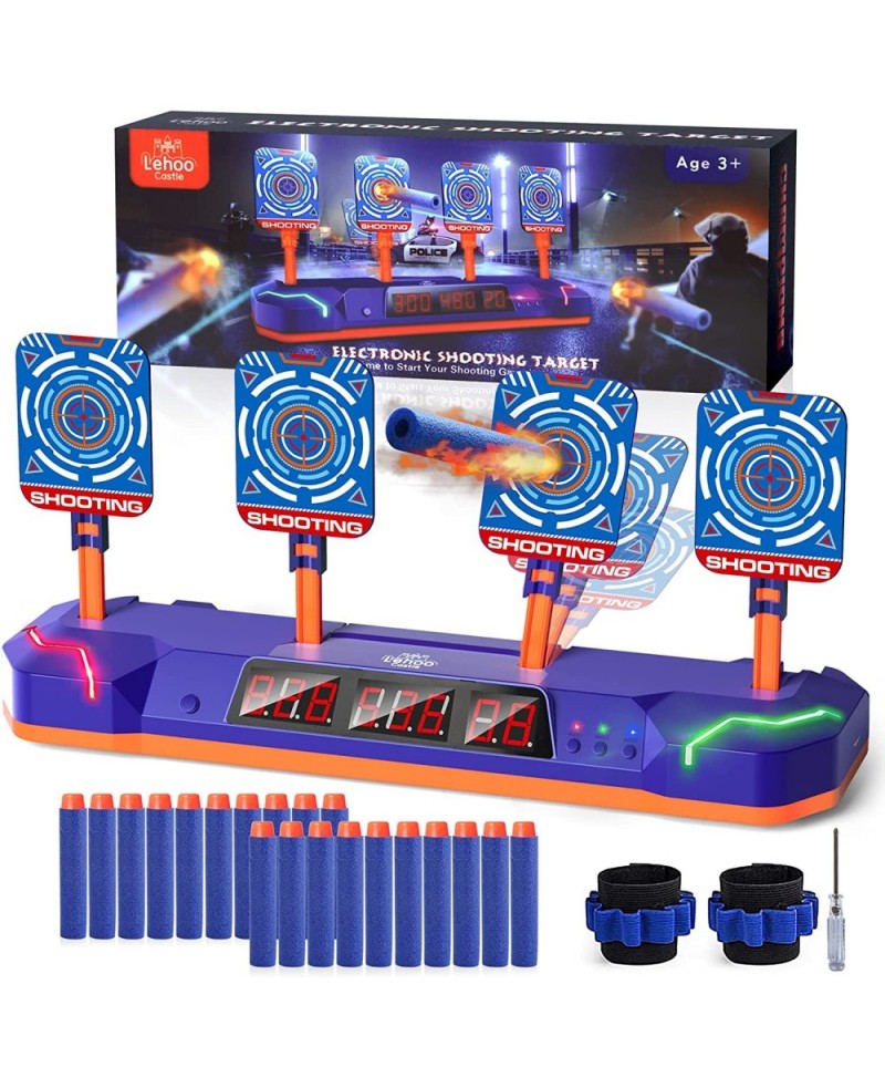 Shooting Targets for Nerf Guns Digital Electronic Scoring Target for Boys Auto Reset with 3 Modes Shooting Toys for 5 6 7 8 9...