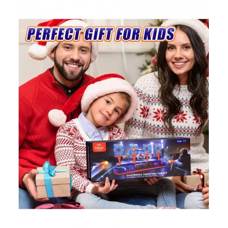 Shooting Targets for Nerf Guns Digital Electronic Scoring Target for Boys Auto Reset with 3 Modes Shooting Toys for 5 6 7 8 9...