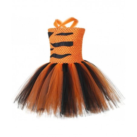 Halloween Animal Costumes for Kids Girls 1-10Y Reindeer Giraffe Tiger with Headband Halloween Dress Up Clothes $49.05 Kids' C...