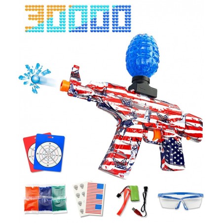 Electric Gel Ball Blaster - Splatter Ball Gun with 30000 Gel Balls - Outdoor Yard Shooting Game Toys for Boys Kids Adults Age...