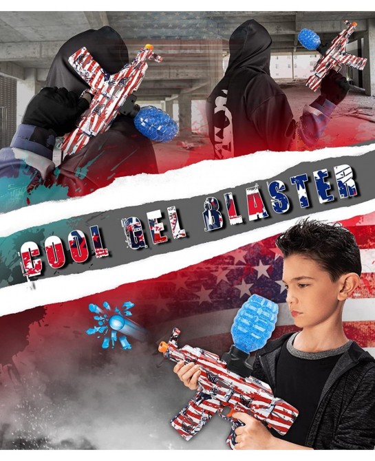 Electric Gel Ball Blaster - Splatter Ball Gun with 30000 Gel Balls - Outdoor Yard Shooting Game Toys for Boys Kids Adults Age...