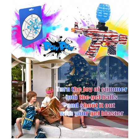 Electric Gel Ball Blaster - Splatter Ball Gun with 30000 Gel Balls - Outdoor Yard Shooting Game Toys for Boys Kids Adults Age...