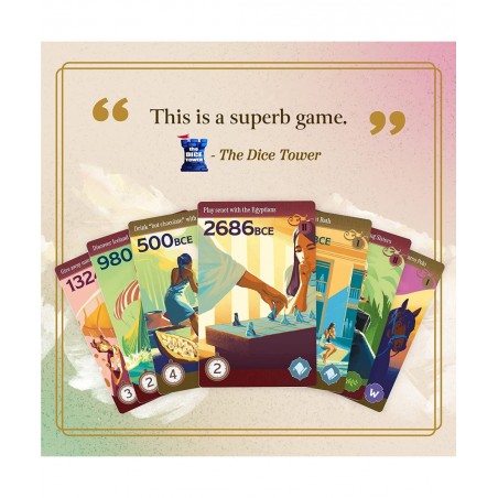 Trekking Through History - The Time Travel Strategy Board Game for Family Night | Explore Humanity's Most Incredible Moments ...