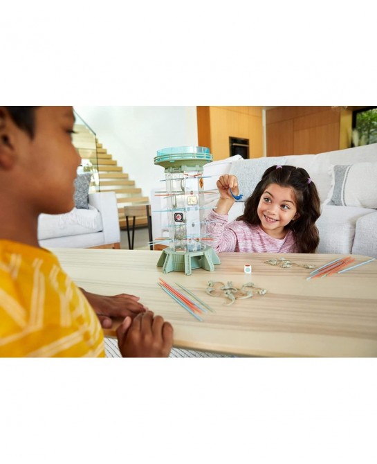 Jurassic World Dominion KerPlunk! Raptors Game with Tower Sticks and Toy Velociraptor Dinosaurs Gift and Collectible $25.32 B...