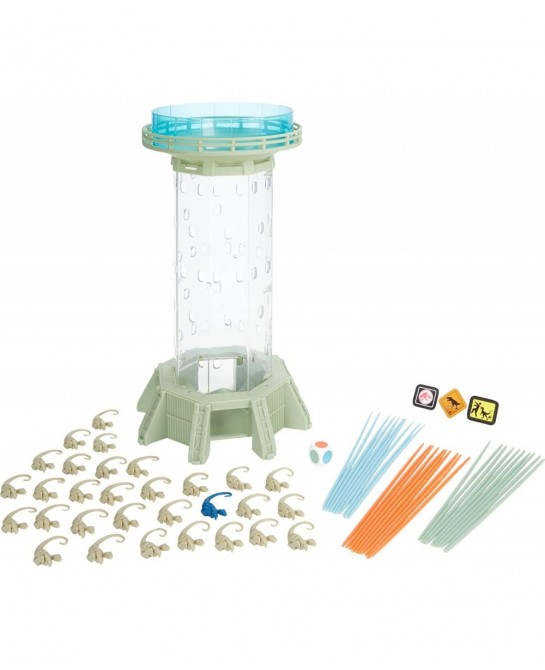 Jurassic World Dominion KerPlunk! Raptors Game with Tower Sticks and Toy Velociraptor Dinosaurs Gift and Collectible $25.32 B...