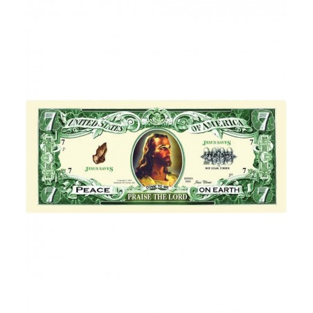 Jesus Christ Praise The Lord Christian Novelty Bill in Protective Holder $13.98 Gags & Practical Joke Toys