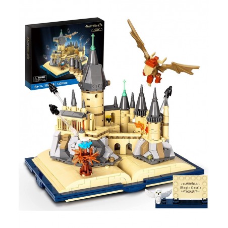 Harry Castle Building Toys STEM Projects for Kids 8-12 Castle Book Building Set Creative Collectible Toys Birthday Gifts for ...