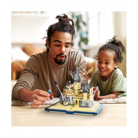 Harry Castle Building Toys STEM Projects for Kids 8-12 Castle Book Building Set Creative Collectible Toys Birthday Gifts for ...