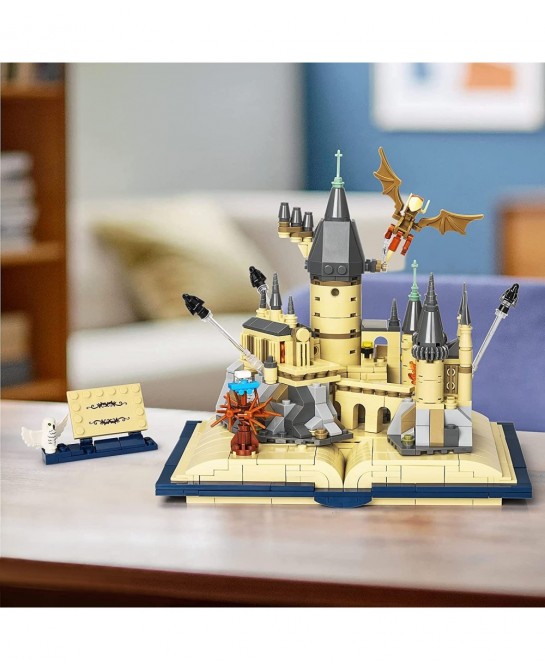 Harry Castle Building Toys STEM Projects for Kids 8-12 Castle Book Building Set Creative Collectible Toys Birthday Gifts for ...