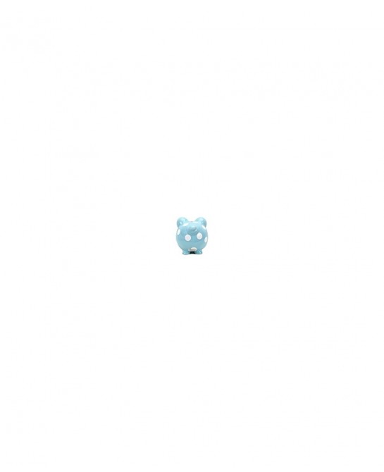 Ceramic Polka Dot Piggy Bank (Blue) $57.77 Kids' Money Banks