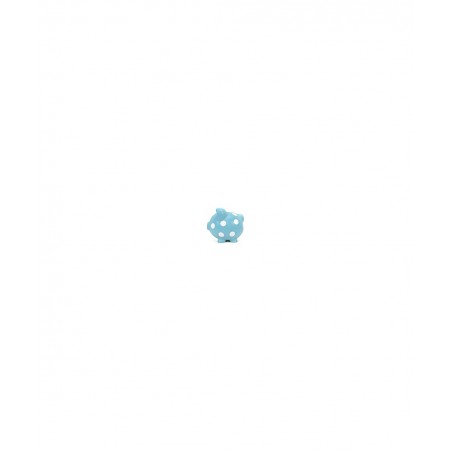Ceramic Polka Dot Piggy Bank (Blue) $57.77 Kids' Money Banks