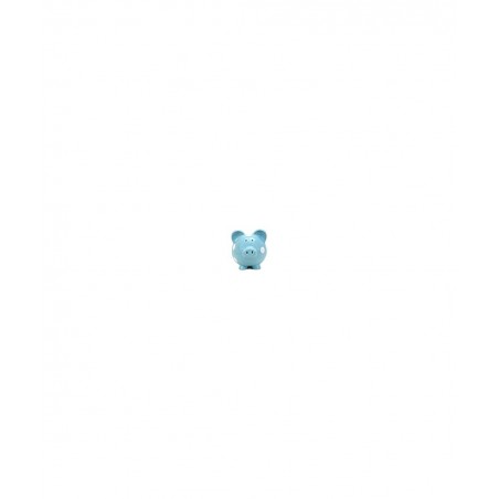 Ceramic Polka Dot Piggy Bank (Blue) $57.77 Kids' Money Banks