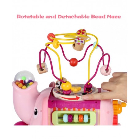 Activity Cube Toys for 1 2 Year Old Girls Baby Toys for 12-18 Month with Bead Maze One Year Old Girl Birthday Gifts $57.60 Ea...