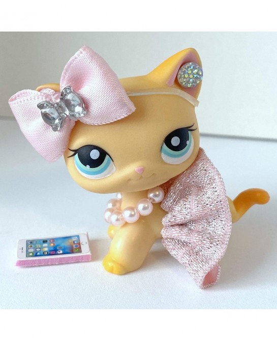 Pet Shop LPS Clothes Accessories Skirt Bow Outfit Lot CAT NOT Included $21.28 Doll Accessories