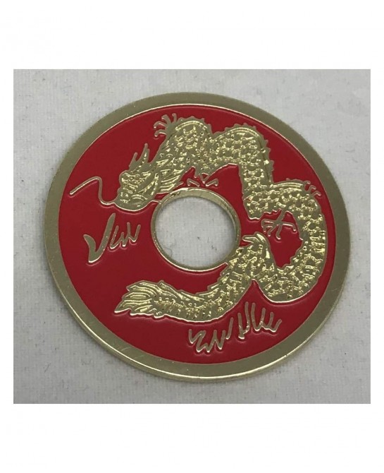 Chinese Coin - Gold Detail Your Magic Routines (Red) $16.56 Magic Kits & Accessories