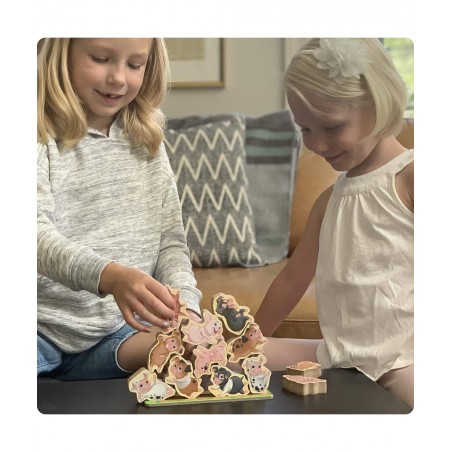 Piggy Pile-Up - Fast-Paced Stacking and Balancing Game - For Ages 3+ - Place All Your Pigs on the Pile to Win $41.94 Early De...