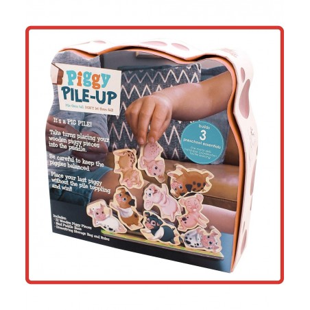 Piggy Pile-Up - Fast-Paced Stacking and Balancing Game - For Ages 3+ - Place All Your Pigs on the Pile to Win $41.94 Early De...