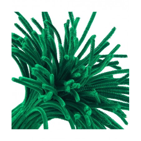 Pipe Cleaners Craft Supplies - 100pcs Dark Green Pipecleaners Craft Kids DIY Art Supplies Pipe Cleaner Chenille Stems Dark Gr...