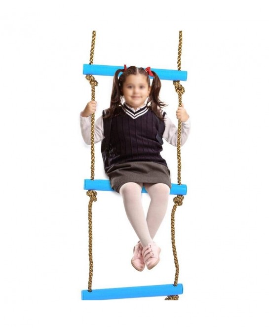 Kids Climbing Rope Ladder Plastic Six-section Children Kids Rope Climbing Ladder Toy Exercise Equipment for home children's c...