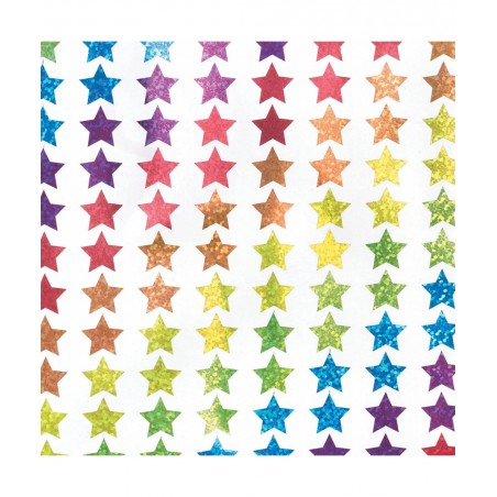 AT216 Mini Holographic Star Stickers - Pack of 400 Christmas Arts and Crafts Assorted $15.12 Kids' Stickers