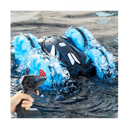 Amphibious Remote Control Car Toys for 5 6 7 8 9 10 Year Old Boys RC Boat for Kids 2.4 GHz Waterproof Stunt Car 4WD Vehicle A...
