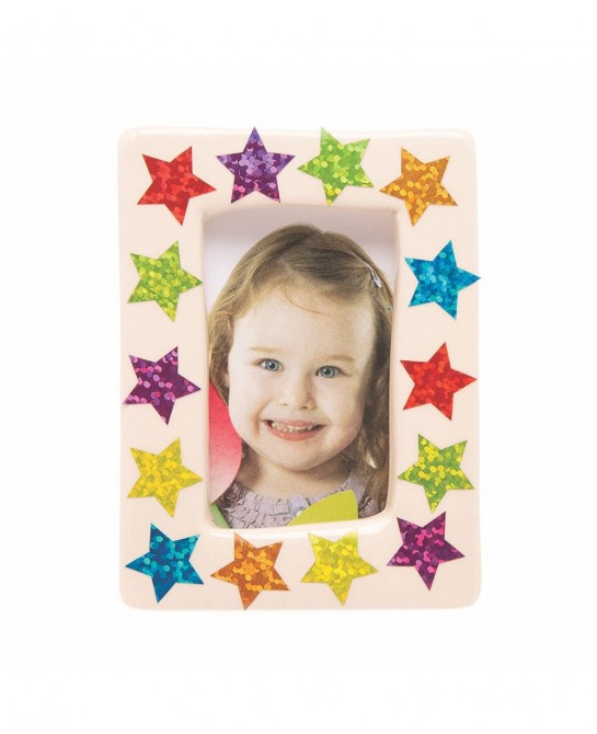 AT216 Mini Holographic Star Stickers - Pack of 400 Christmas Arts and Crafts Assorted $15.12 Kids' Stickers