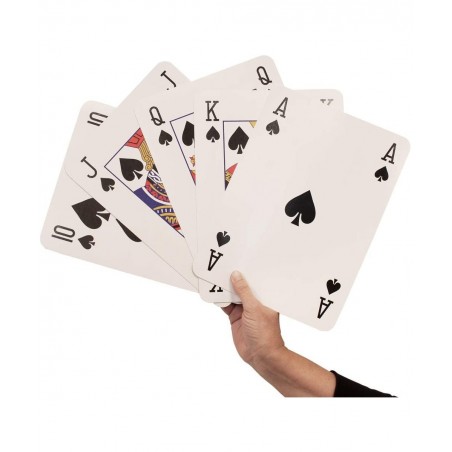 GSE 8" x 11" Super Jumbo Playing Cards Giant Playing Cards Extra Large Card Game Deck for Adults Kids & Seniors $35.70 Card G...