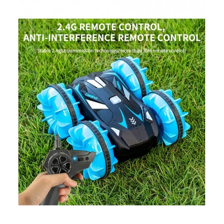 Amphibious Remote Control Car Toys for 5 6 7 8 9 10 Year Old Boys RC Boat for Kids 2.4 GHz Waterproof Stunt Car 4WD Vehicle A...