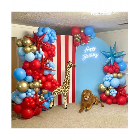 Red Balloons 82PCS Red Balloons Garland Arch Kit 5/10/12/18 Inch Different Sizes Red Matte Latex Balloons for Red Party Birth...