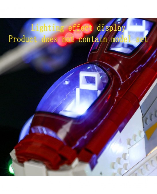 LED Light Kit (Remote Control) Compatible with Lego Republic Gunship - Lighting Set for Star Wars 75309 (Lego Set Not Include...