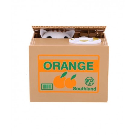Automatic Stealing Coin Cat Kitty Piggy Bank Money Box Stealing Coin Cat Coins Money Box Bank Panda Cat Steal Money Coin Bank...