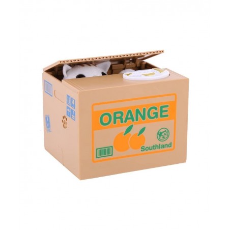 Automatic Stealing Coin Cat Kitty Piggy Bank Money Box Stealing Coin Cat Coins Money Box Bank Panda Cat Steal Money Coin Bank...