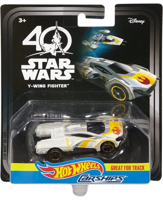Star Wars Carships 40th Anniversary Y-Wing Fighter Vehicle $32.79 Kids' Play Cars & Race Cars