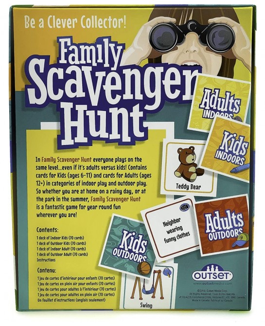 Family Scavenger Hunt Game $21.69 Card Games