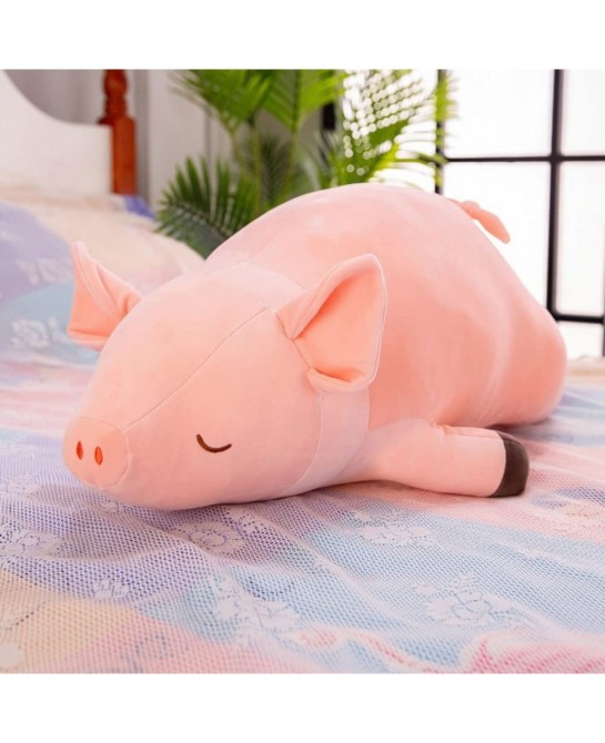Stuffed Pig Animal Plush Toys Soft Pig Plush Adorable Hugging Pillow Cute Throw Plushie Ideal Gift Gift for Holidays and Birt...