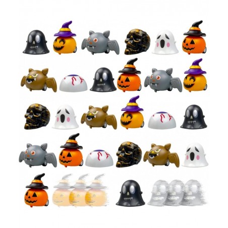 24 Pack Halloween Pull Back Cars for Kids Boys Girls Halloween Toys Halloween Party Favors Halloween Treat Bags Gifts $18.29 ...