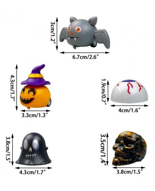 24 Pack Halloween Pull Back Cars for Kids Boys Girls Halloween Toys Halloween Party Favors Halloween Treat Bags Gifts $18.29 ...