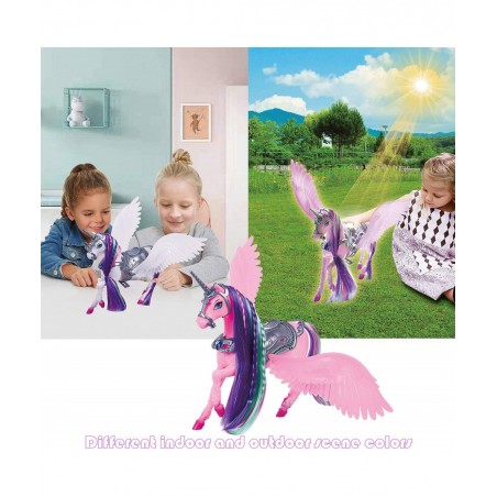 Color Change Unicorn and Fairy Tale Princess Doll W/ Mane Brush Girls' Unicorn Doll Toys Gifts Presents for Girl Kids Aged 3+...